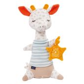 Fehn Giraffe Night Light - Soft Cuddly Toy with Multi-Color Glow  - Snooze Mode & Washable - Ideal Newborn Gift