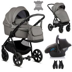 Noordi FJORDI 3 IN 1 Travel System - Leather Finish Graphite