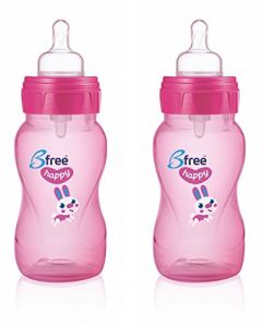 Bfree Happy Me Pink Bottle, ultra soft teat - 260ml