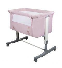 Asalvo Calm Co-Sleeper Crib - Pink