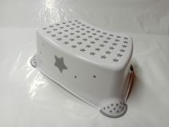 Keeper Single Step Stool White