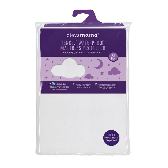 Waterproof cot mattress clearance protector 120 x 60