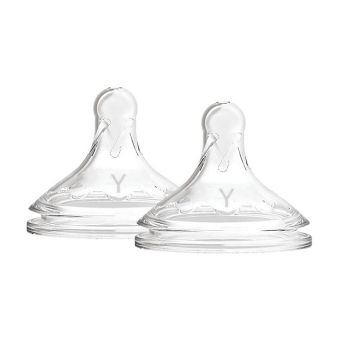 Dr. Brown's 2-Pack Natural Flow Y-Cut Wide-Neck Nipple - white/multi, one  size 