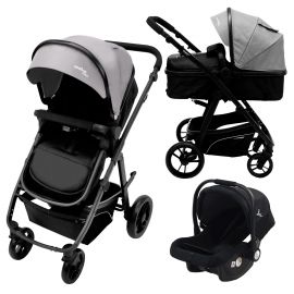 Asalvo Convertible Two+2 Travel System - Grey