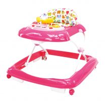 Asalvo Baby Walker - Pink Elephant