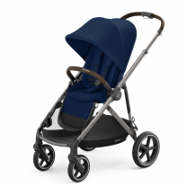 EX-DISPLAY Cybex Gazelle S 2-in-1 Pram Pushchair - Compact Fold, XXL Sun Canopy, Ergonomic Lie-Flat Position & Large Shopping Basket - Includes Pram Top