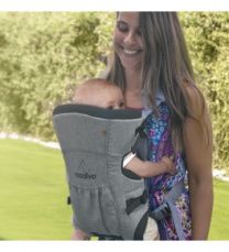 Asalvo Baby Carrier - Newborn Baby Sling - Grey