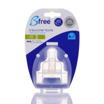 Bfree Classic Silicone Teats 2pk - Stage 3